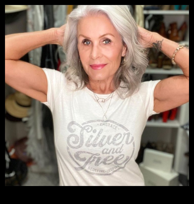 Glamorous Grey: Idei elegante de păr scurt pentru vulpile argintii