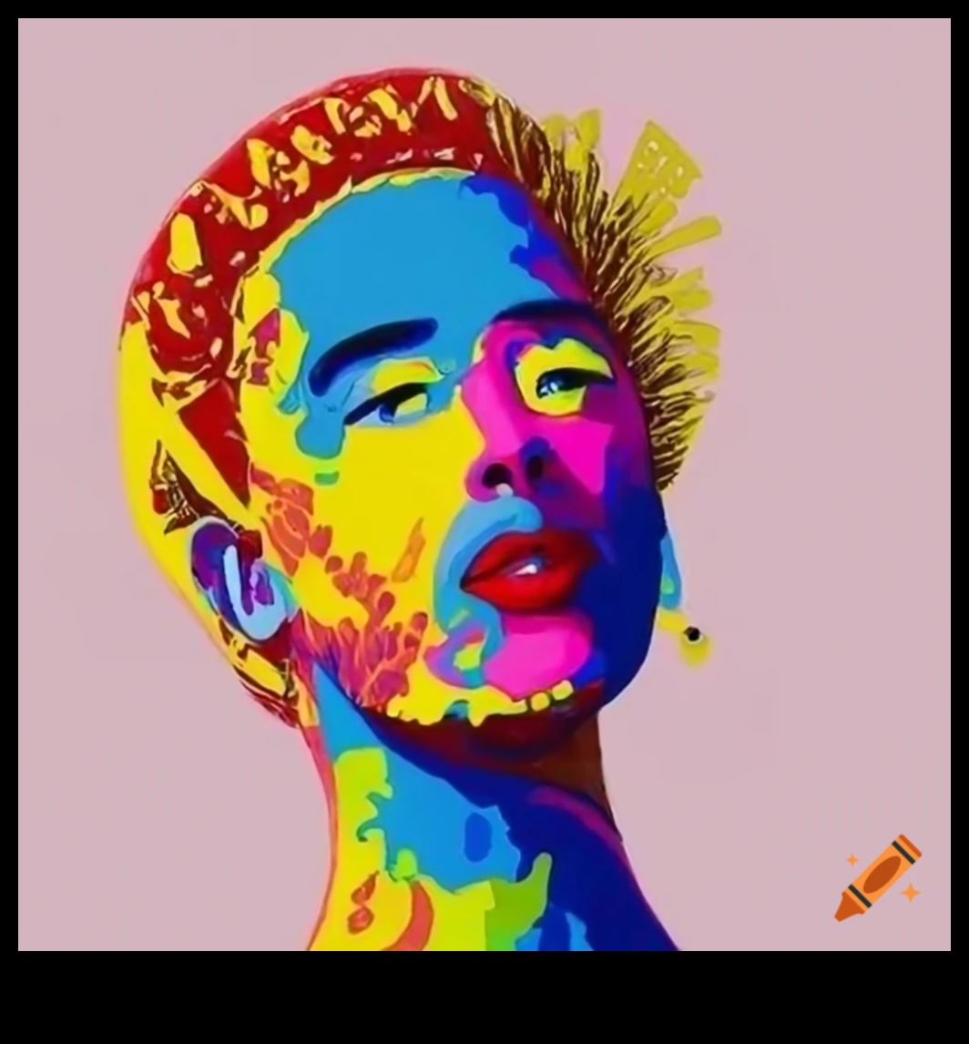 Pictograme ale culturii pop: Sărbătorirea faimei în culori vibrante